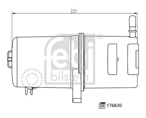 Fuel filter 176830 FEBI, Image 3