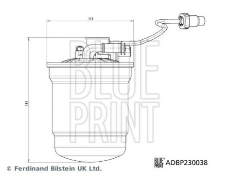 fuel filter ADBP230038 Blue Print, Image 3