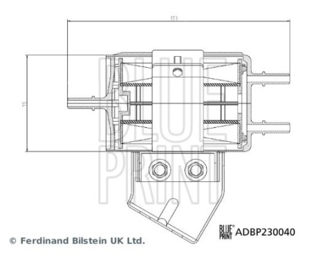 Fuel filter ADBP230040 Blue Print