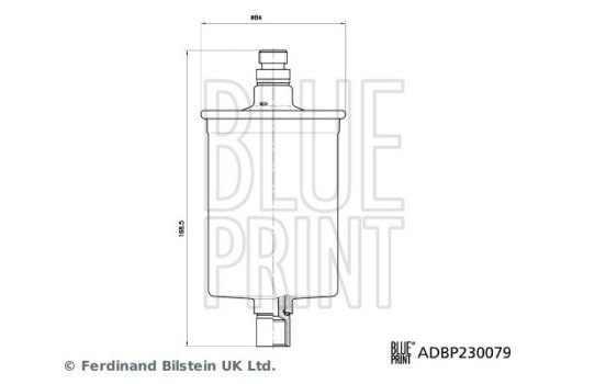 Fuel filter ADBP230079 Blue Print