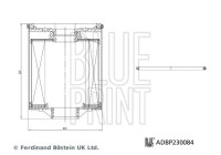 Fuel filter ADBP230084 Blue Print