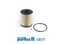 Fuel filter C877 Purflux