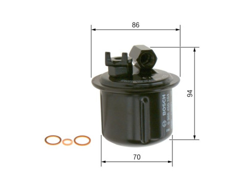 Fuel filter F0104 Bosch, Image 5