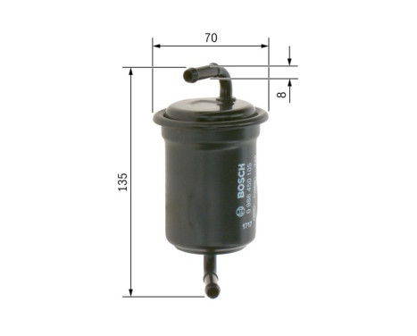 Fuel filter F0105 Bosch, Image 3