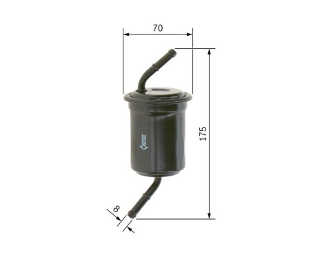Fuel filter F0108 Bosch, Image 5