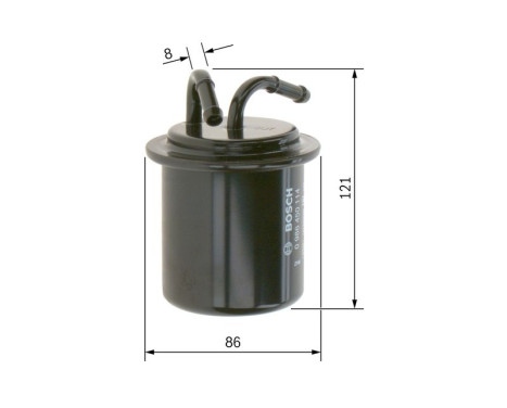 Fuel filter F0114 Bosch, Image 6