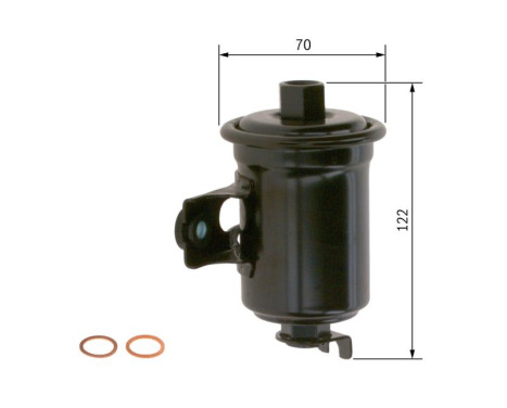 Fuel filter F0115 Bosch, Image 6