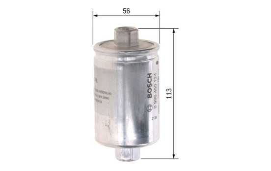 Fuel filter F0124 Bosch, Image 5