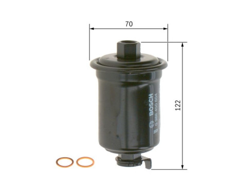 Fuel filter F0604 Bosch, Image 5