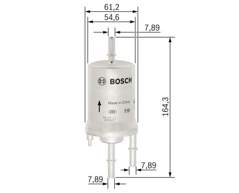 Fuel filter F3008 Bosch, Image 2