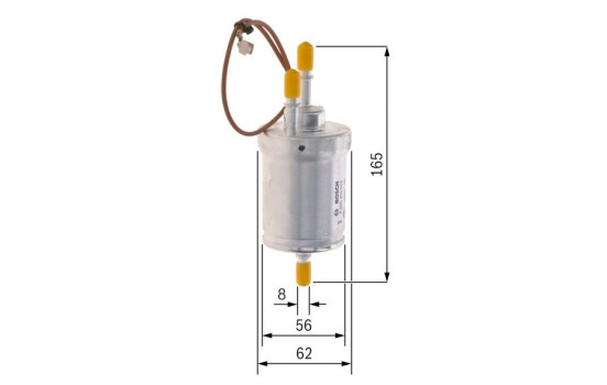 Fuel filter F3013 Bosch, Image 5