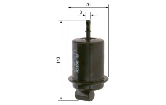 Fuel filter F3015 Bosch, Image 5