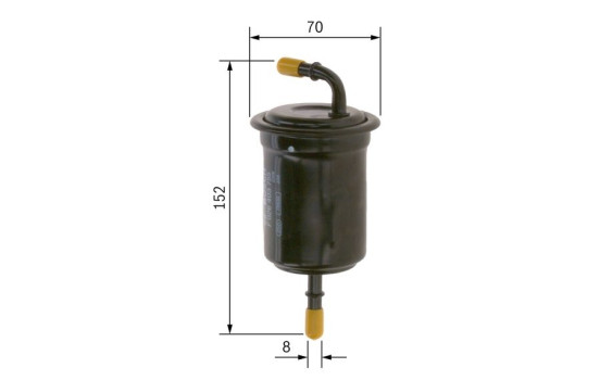 Fuel filter F3755 Bosch, Image 5