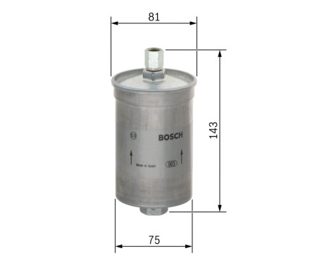 Fuel filter F5007 Bosch, Image 4