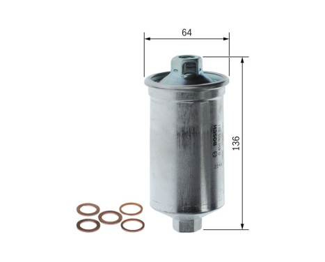 Fuel filter F5021 Bosch, Image 6