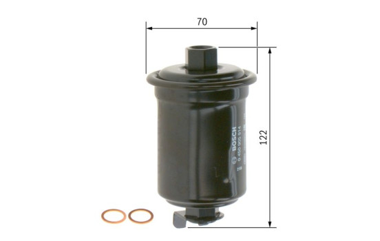 Fuel filter F5914 Bosch, Image 4