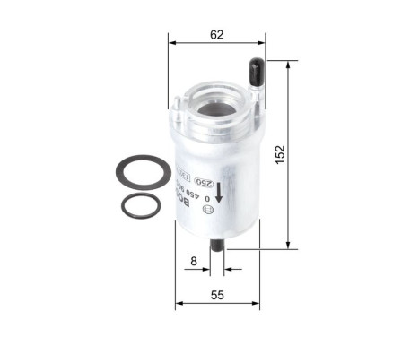 Fuel filter F5925 Bosch, Image 6