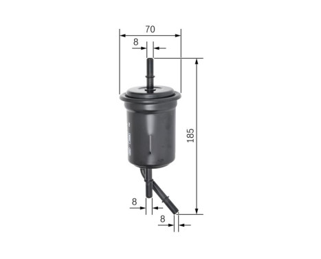 Fuel filter F5970 Bosch, Image 5