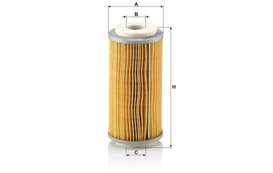 Fuel filter H 822/1 x Mann, Image 2