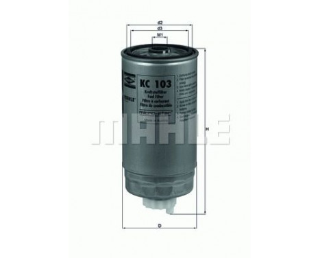 Fuel filter KC 103 Mahle