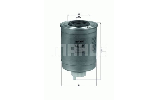 Fuel filter KC 109 Mahle