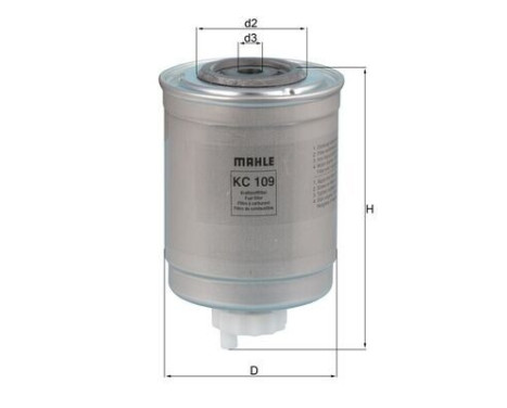 Fuel filter KC 109 Mahle, Image 2