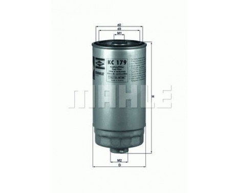 Fuel filter KC 179 Mahle