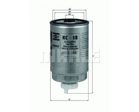 Fuel filter KC 18 Mahle