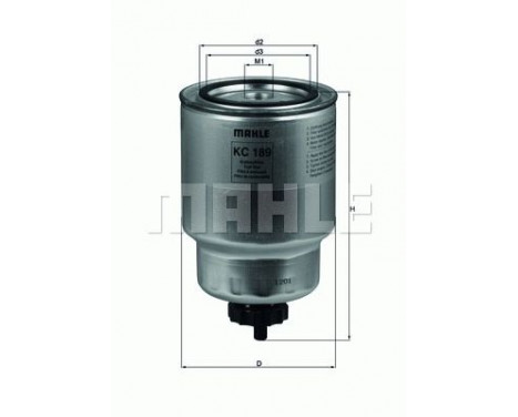 Fuel filter KC 189 Mahle