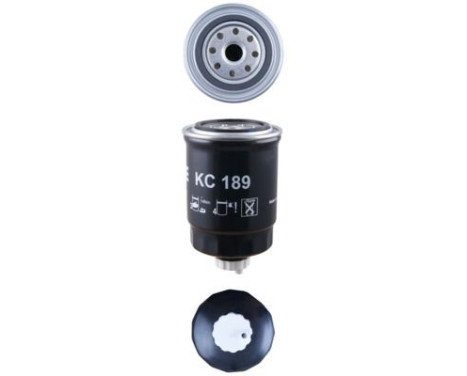 Fuel filter KC 189 Mahle, Image 3