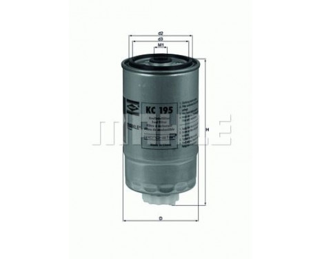 Fuel filter KC 195 Mahle