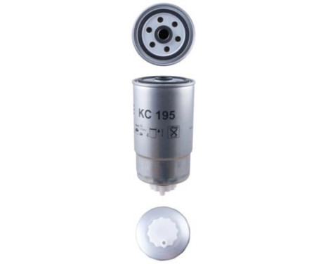 Fuel filter KC 195 Mahle, Image 3