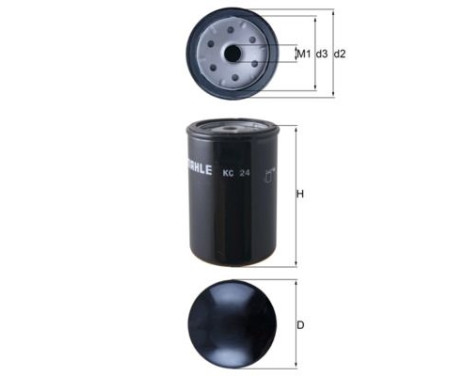 Fuel filter KC 24 Mahle