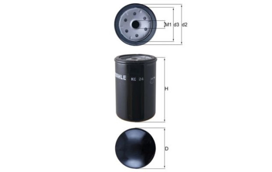 Fuel filter KC 24 Mahle