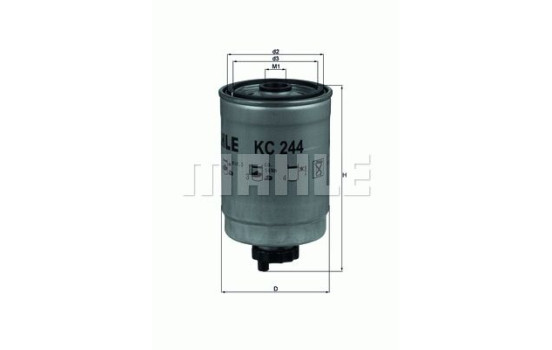 Fuel filter KC 244 Mahle