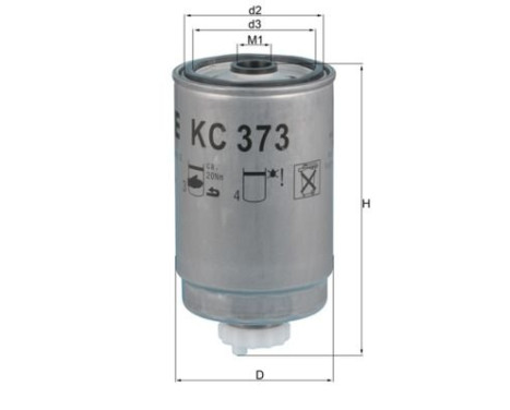Fuel filter KC 373 Mahle