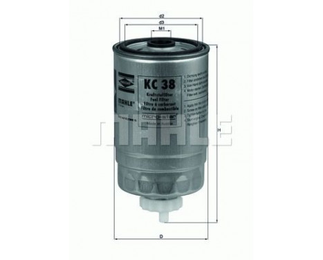 Fuel filter KC 38 Mahle