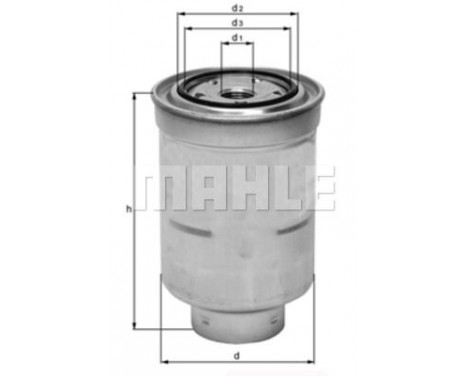 Fuel filter KC 389 Mahle, Image 3
