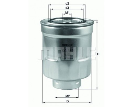 Fuel filter KC 389 Mahle
