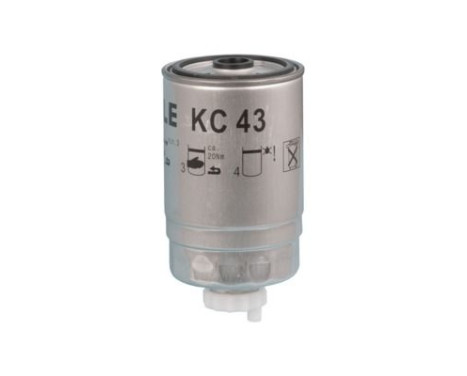 Fuel filter KC 43 Mahle, Image 2