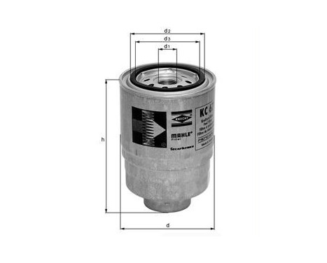 Fuel filter KC 46 Mahle