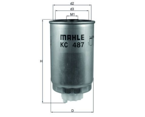 Fuel filter KC 487 Mahle