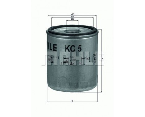 Fuel filter KC 5 Mahle