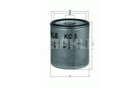 Fuel filter KC 5 Mahle