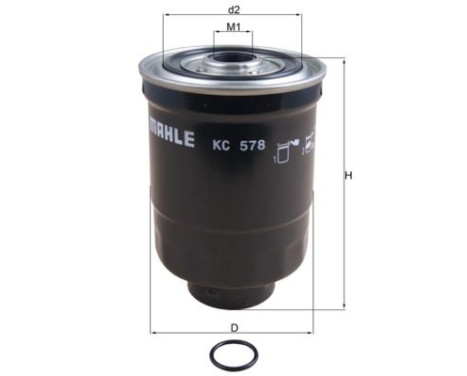 Fuel filter KC 578D Mahle