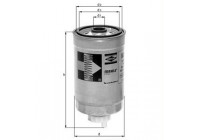 Fuel filter KC 68 Mahle