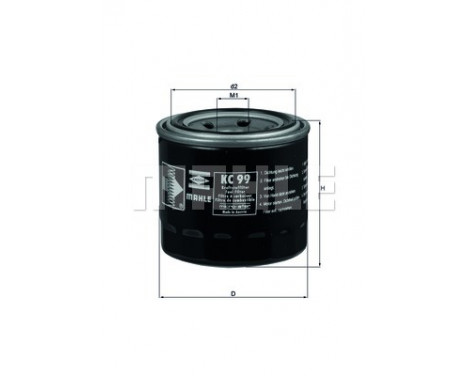Fuel filter KC 99 Mahle