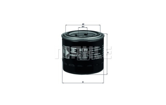 Fuel filter KC 99 Mahle