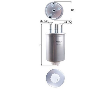 Fuel filter KL 1026 Mahle