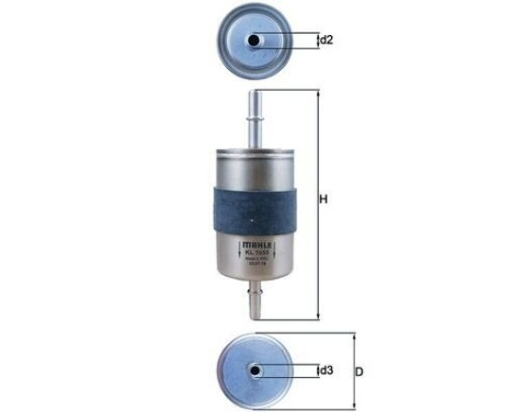 Fuel filter KL 1055 Mahle, Image 2